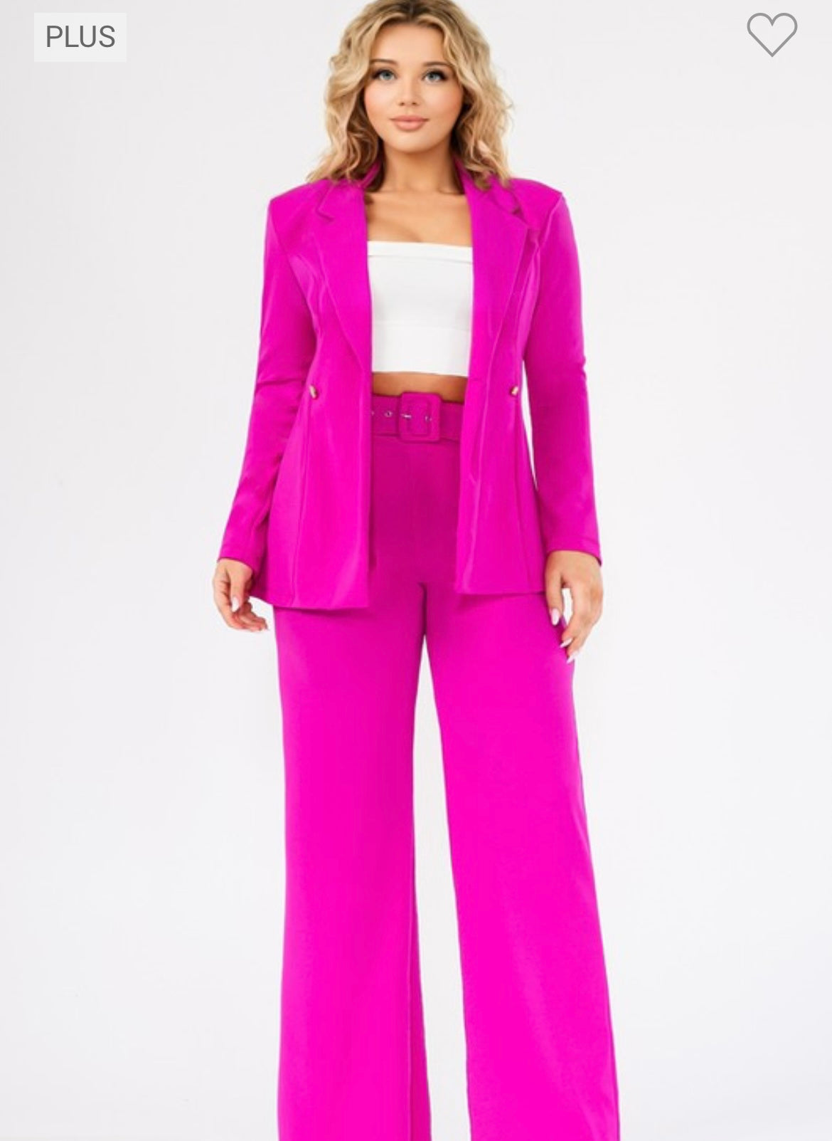 Fuscia Pants Suit