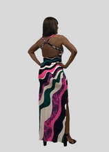 Load image into Gallery viewer, Rainbow striped maxi Dress
