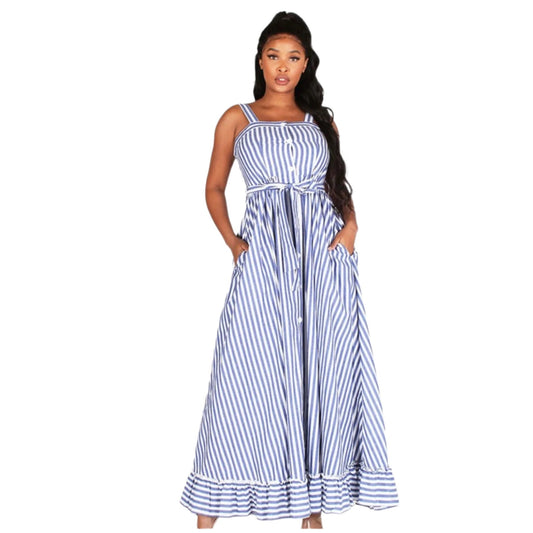 Striped Maxi Dress