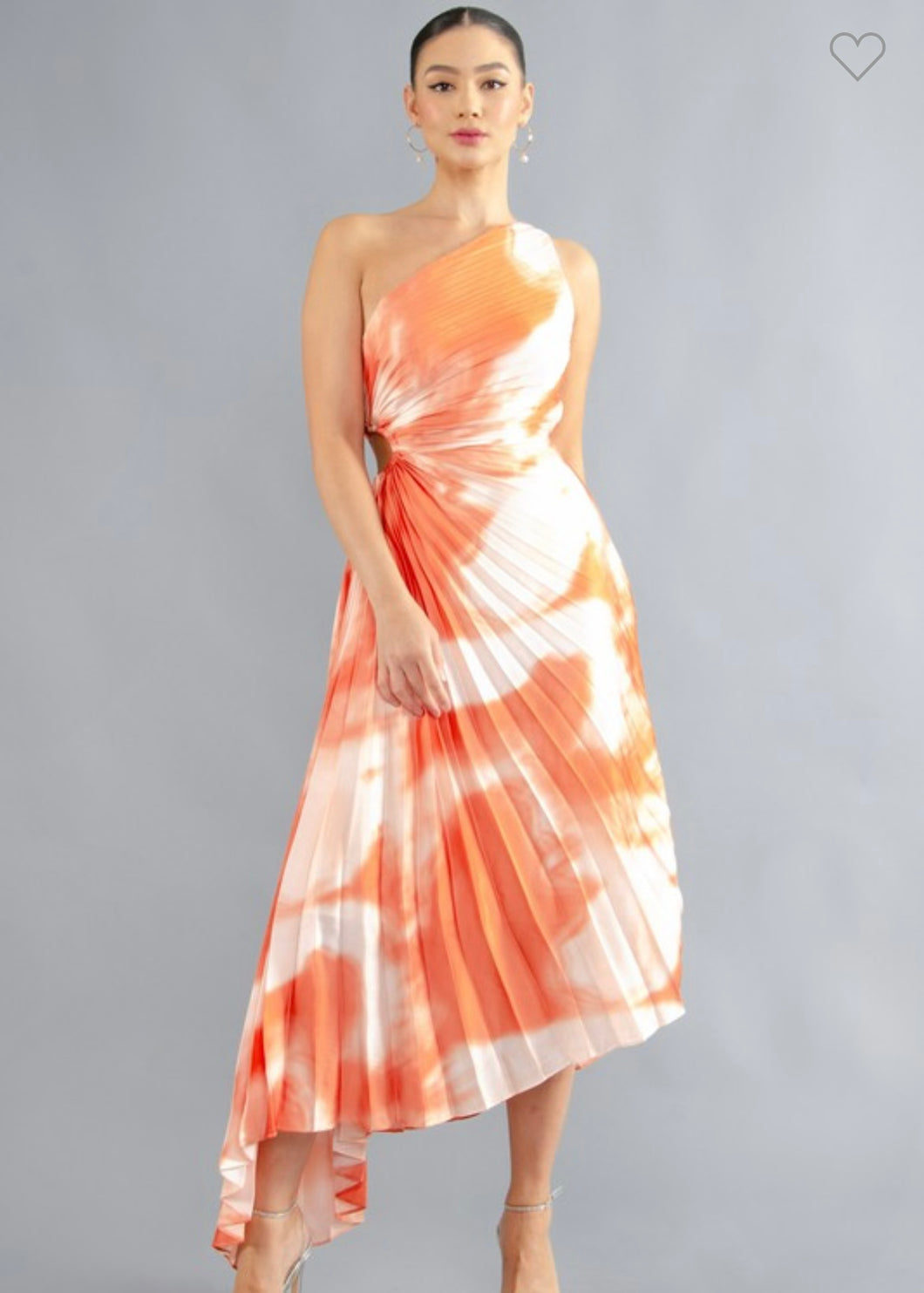 Ocean wave Pleated Dress