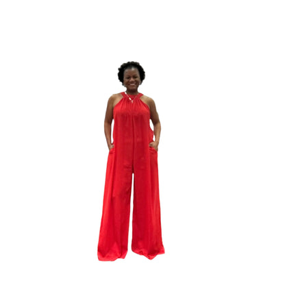 Chiffon Wide Leg Jumpsuit