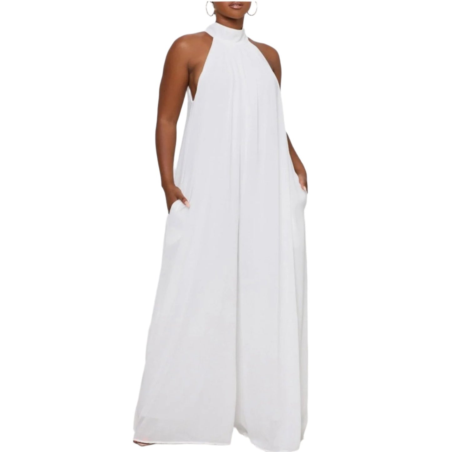 Chiffon Wide Leg Jumpsuit