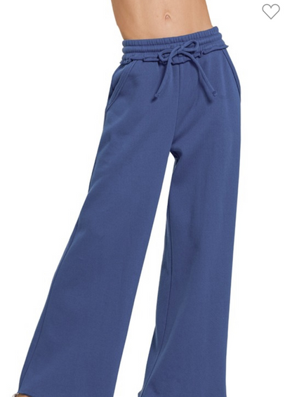 Fleece Wide Leg Pants