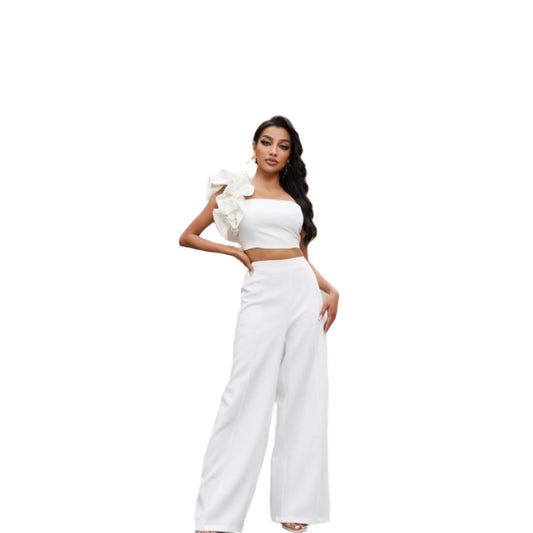 Ruffle Sleeve Jumpsuit