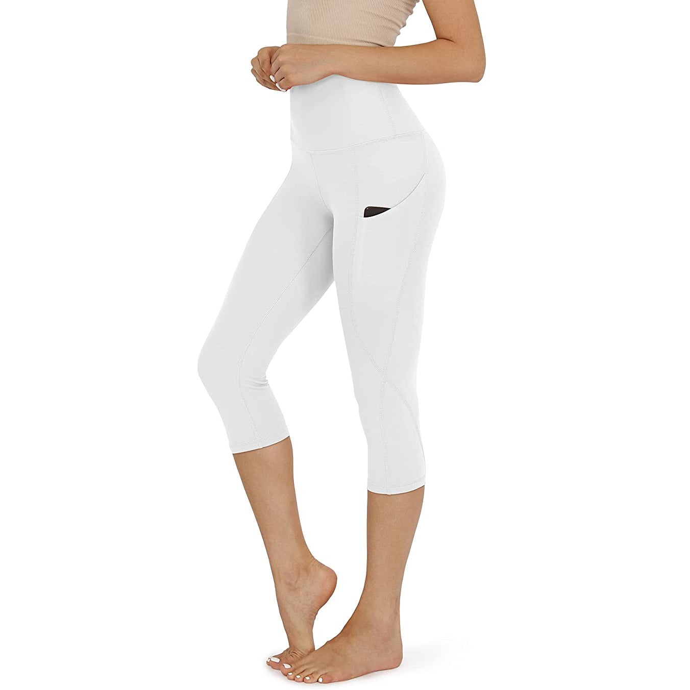 White Long Yoga Pants