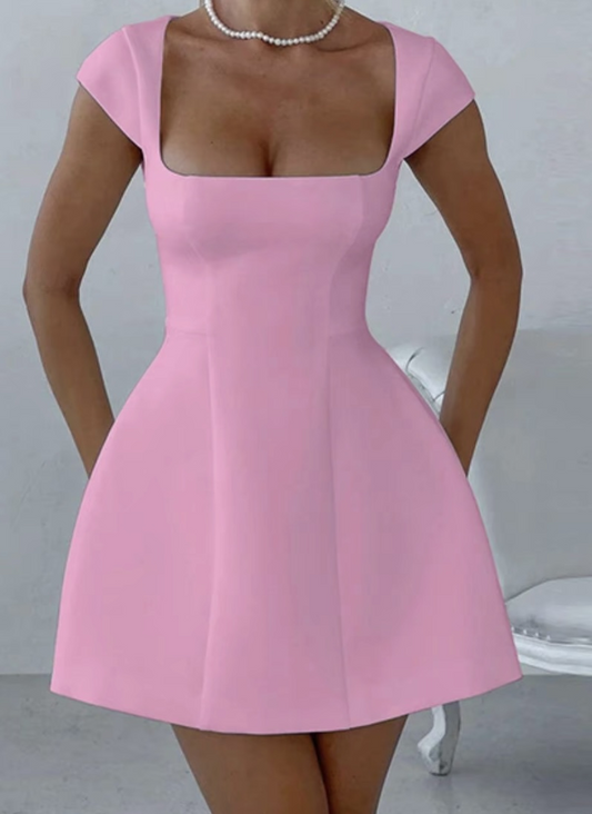 Pink A Line Dress