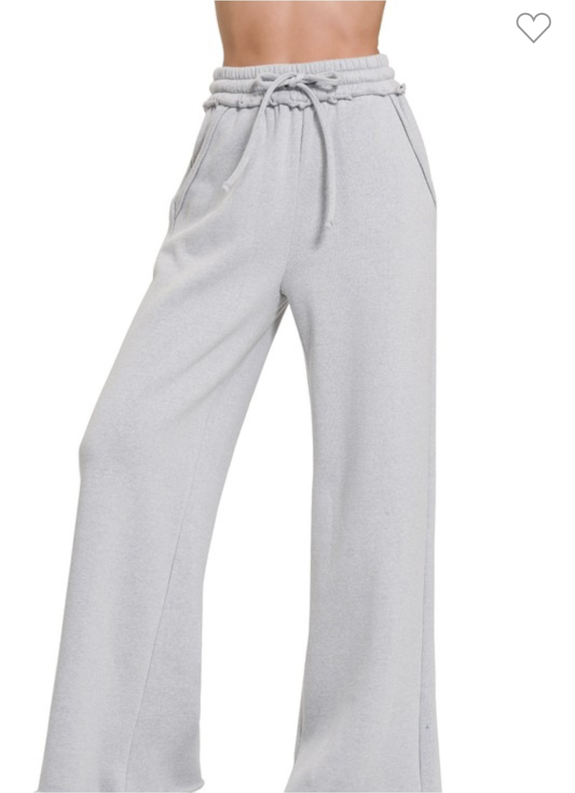 Fleece Wide Leg Pants